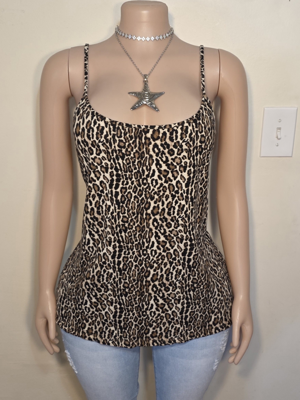 Apt. 9 Leopard Print Cami in Brown & Black